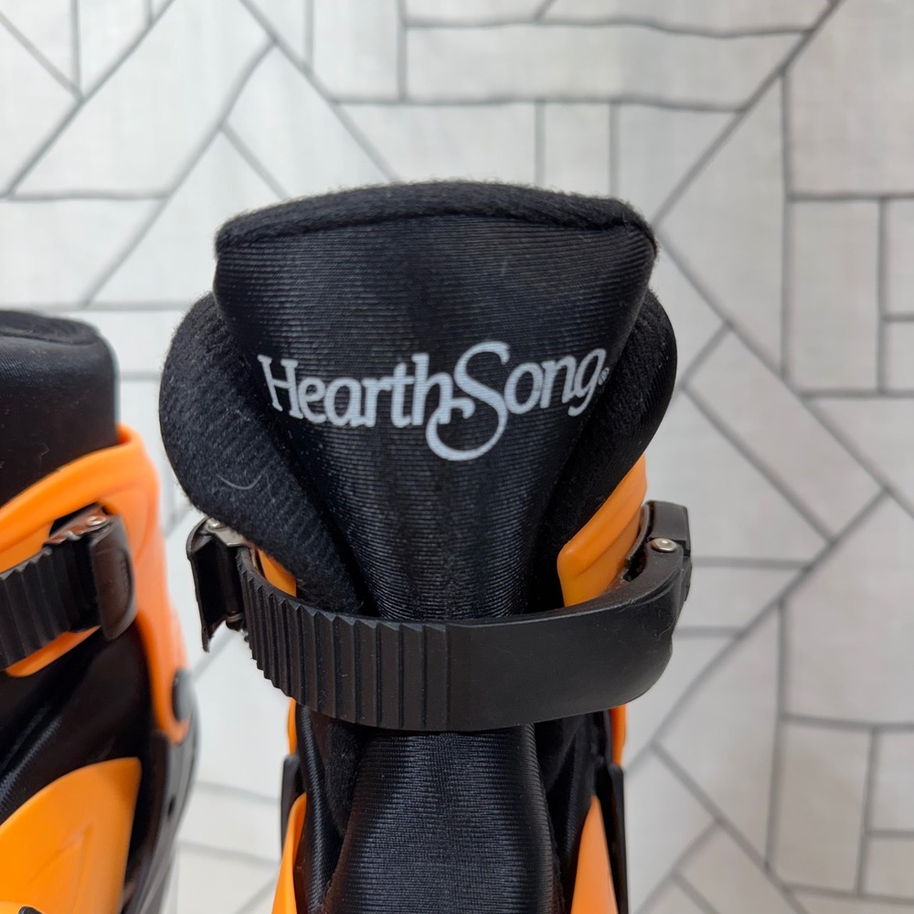 HearthSong Jumparoo Boing Boing Shoes Size 35-38 Orange Black Bouncing Boots - Picture 6 of 7